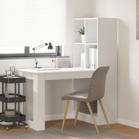 Berkfield Home White 122 x 67 x 145 cm Engineered wood & Particle board