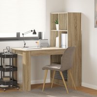 Berkfield Home Sonoma oak 122 x 67 x 145 cm Engineered wood & Particle board in Brown