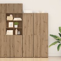 Berkfield Home Highboard Artisan Oak 45x42.5x185 cm Engineered Wood in Brown