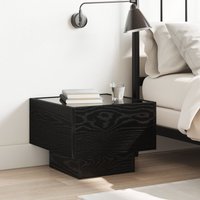 Berkfield Home Storage Cabinet Black oak 40 x 40 x 30 cm