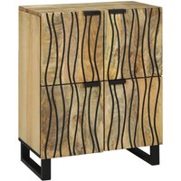 Berkfield Home Sideboard 60 x 33.5 x 75 cm - Made of Solid Mango & Engineered Wood in Brown