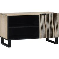 Berkfield Home Media Storage Cabinets & Racks with Shelf with Storage with Door White & Black