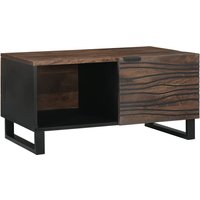 Berkfield Home Coffee Table 80 x 50 x 40 cm - Solid Mango Wood & Engineered Wood in Brown