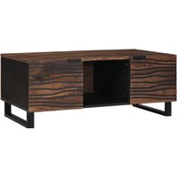 Berkfield Home Coffee Table - 100x54x40 cm, solid & engineered wood in Brown | Size: 100 x 54 x 40 cm