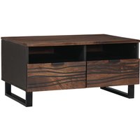 Berkfield Home Coffee Table 80x54x40 cm in Solid Mango Wood in Brown | Size: 80 x 54 x 40 cm
