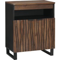 Berkfield Home Sideboard 60 x 33.5 x 75 cm Solid Wood & Engineered Wood in Brown