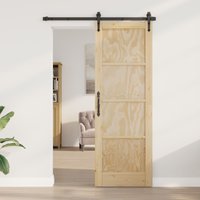 Berkfield Home Interior Door "ORKDAL" 73.5x211x4 cm Solid Wood Pine in Beige
