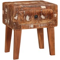 Berkfield Home End Tables Multicolour 40 x 32 x 46 cm Solid reclaimed wood in Brown
