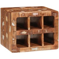 Berkfield Home Wine Rack Wall-mounted with Storage Brown