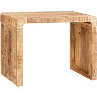 Berkfield Home End Table Brown Solid mango wood