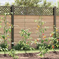 Berkfield Home Spiral Plant Support Green Metal 170 cm Plant Support
