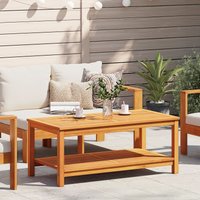 Berkfield Home Coffee Table 70x40x45 cm Solid Acacia Wood in Brown | Size: 70 x 40 x 45 cm