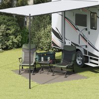 Berkfield Home Tent Accessory Light Grey Polyester 250 x 200 cm Water-resistant