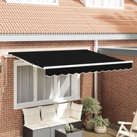 Berkfield Home Awning Replacement Fabric for 3.5x2.5 m Frame Black