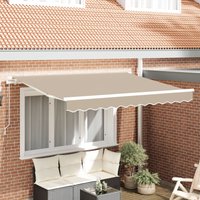 Berkfield Home Awning Replacement Fabric for 3.5x2.5 m Frame Beige