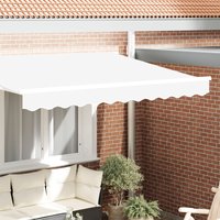 Berkfield Home Awning Valance for 2.5 m Frame White 2.3x0.2 m