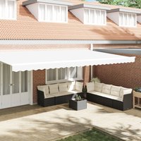 Berkfield Home Awning Valance for 6 m Frame White 5.8x0.2 m