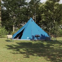 Berkfield Home Family Tent Tipi Blue 12-Person Waterproof