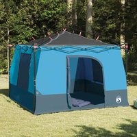 Berkfield Home Tent with Roof Other Manual with Air Vent Blue & Black 290 x 288 cm