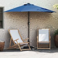 Berkfield Home Garden Parasol Azurblau Large Fabric in Blue