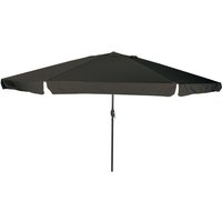 Berkfield Home Outdoor Umbrellas & Sunshades Black Polyester fabric Large