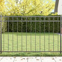 Berkfield Home Grey Fence Panel 1.7x1 m Steel