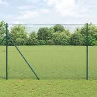 Berkfield Home Welded Wire Fence Green 1.5 x 25 m Steel