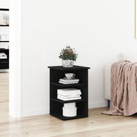 Berkfield Home Side Cabinet Black Oak 35x35x55 cm Engineered wood | Size: 35 x 35 x 55 cm