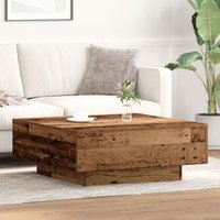 Berkfield Home Coffee Table - Old Wood - 80x80x31 cm - Engineered Wood in Brown | Size: 80 x 80 x 31 cm