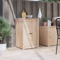 Berkfield Home Outdoor Kitchen Doors 50x9x82 cm Solid Wood Pine in Brown | Size: 50 x 9 x 82 cm
