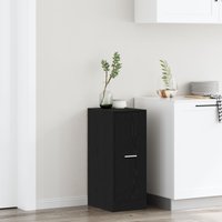 Berkfield Home Apothecary Cabinet Black Oak 30x41x77, 5 cm Engineered Wood