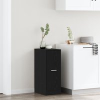 Berkfield Home Apothecary Cabinet Black Oak 40x41x77, 5 cm Engineered Wood