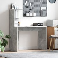 Berkfield Home Concrete Grey Writing Desk Concrete grey