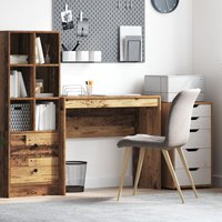 Berkfield Home Writing Desk Old wood Engineered wood 90 x 40 x 76 cm Durable in Brown