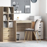 Berkfield Home Computer Desk Sonoma oak Engineered wood 70 x 50 x 76 cm in Brown