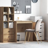 Berkfield Home Writing Desk Artisan oak Engineered wood 70 x 50 x 76 cm Simple in Brown