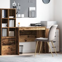 Berkfield Home Writing Desk - Old Wood Old wood Particle board 90 x 50 x 76 cm in Brown