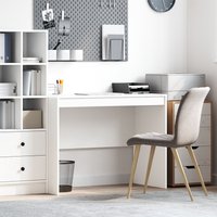 Berkfield Home Writing Desk White Particle board 100 x 50 x 76 cm Storage