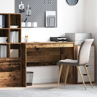 Berkfield Home Rustic Writing Desk Old wood Solid Wood 100 x 50 x 76 cm in Brown