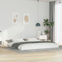 Berkfield Home White 200 x 200 cm Pine wood
