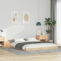 Berkfield Home Brown 160 x 210 cm Solid pine wood