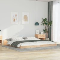 Berkfield Home Brown 180 x 210 cm Pine wood