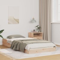 Berkfield Home Brown 80 x 220 cm Solid pine wood
