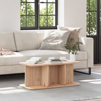 Berkfield Home Coffee Table Natural Solid pine wood in Brown