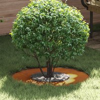 Berkfield Home Corten Steel Planter Corten steel Large Decorative Inlays in Brown