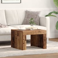 Berkfield Home Coffee Table Old wood 50 x 50 x 35 cm Engineered wood in Brown