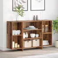 Berkfield Home Sideboard with Shelf Old wood 120 x 30 x 75 cm Engineered wood in Brown