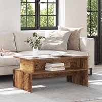 Berkfield Home Coffee Table Old wood 90 x 55 x 42.5 cm Engineered wood in Brown
