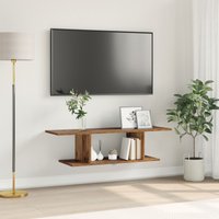 Berkfield Home TV Cabinet with Shelf Brown 103 x 30 x 26.5 cm Engineered wood