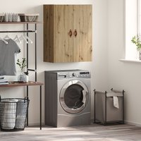 Berkfield Home Wall Mounted Cabinet Brown 69.5 x 34 x 90 cm Engineered wood